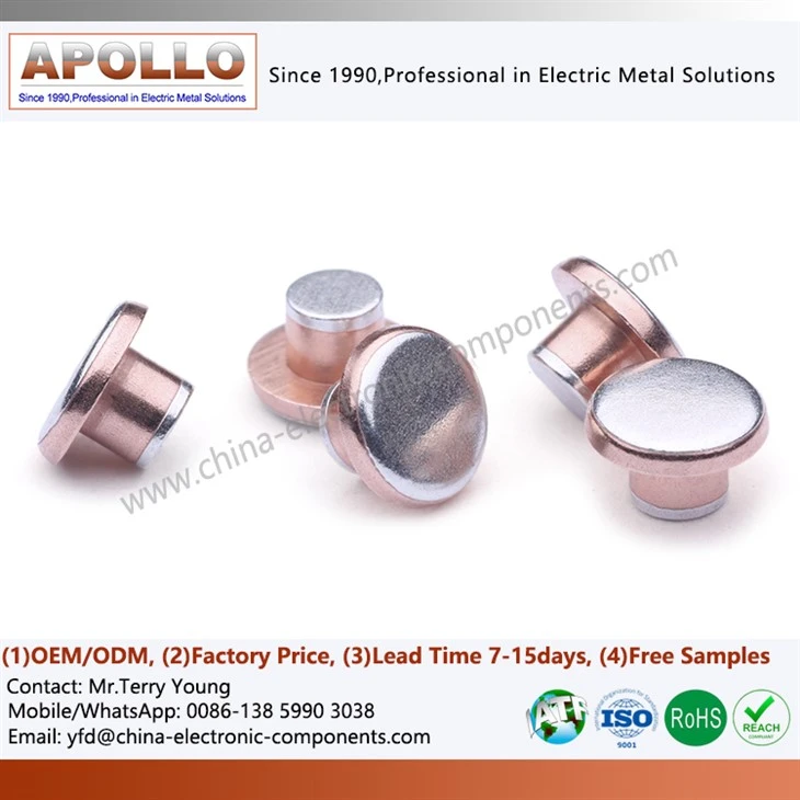 Trimetal Contact Rivets