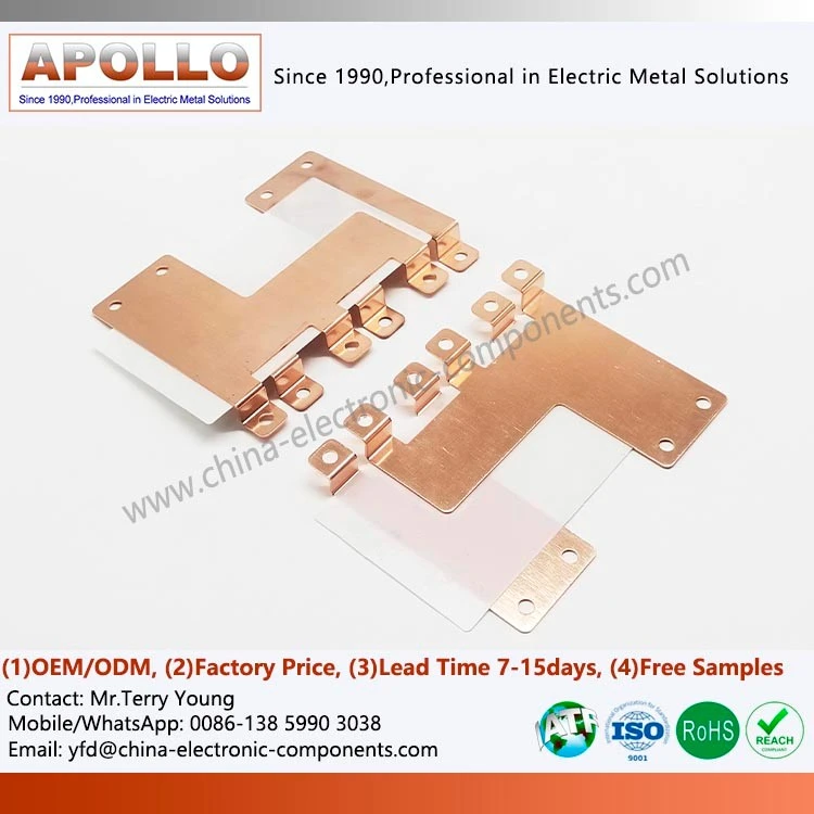 Capacitor laminating bus bar