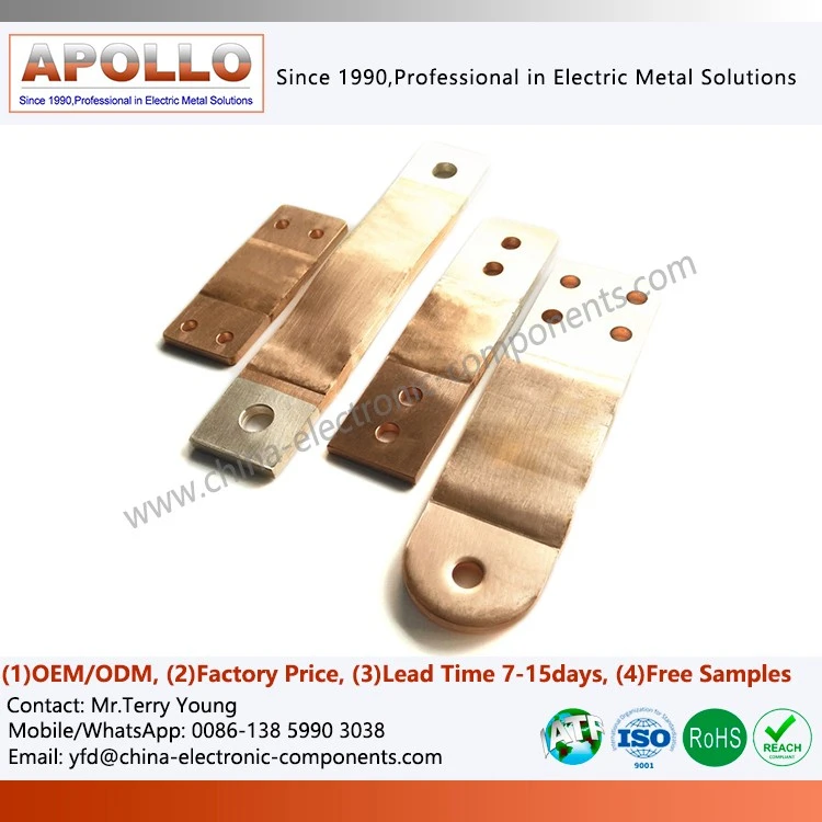 Copper Foil Flexible Storage Energy Battery Busbar