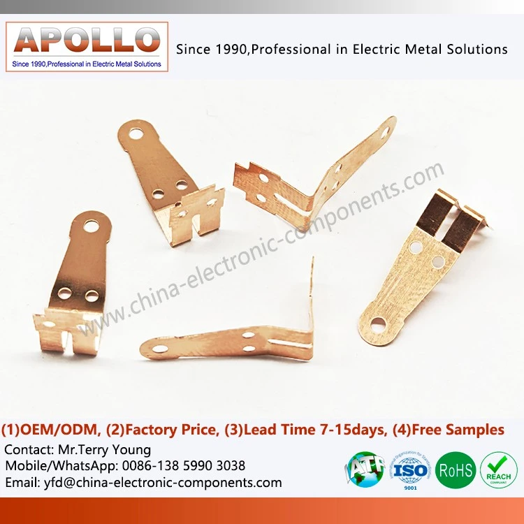 Beryllium Copper Punch Contact Riveted Terminals