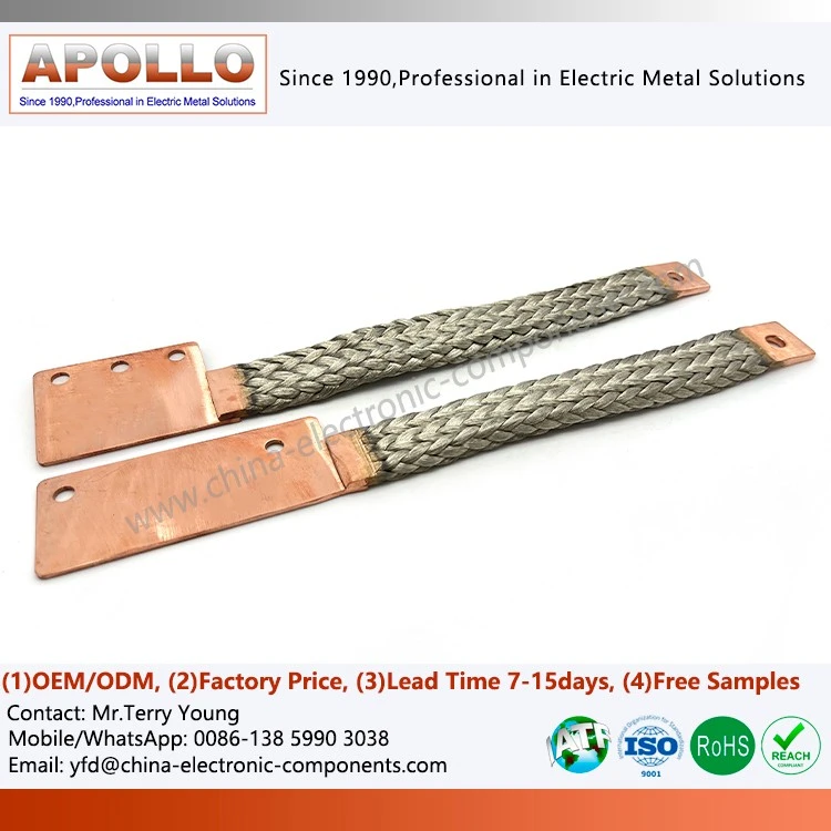 flexible braided copper busbar