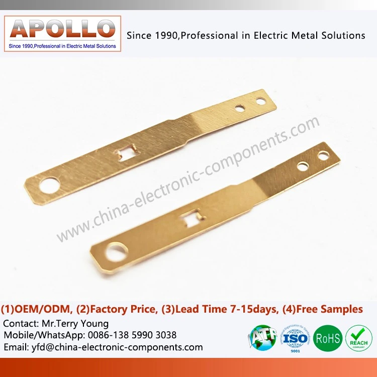 Brass Stamping Electrical Silver Contact