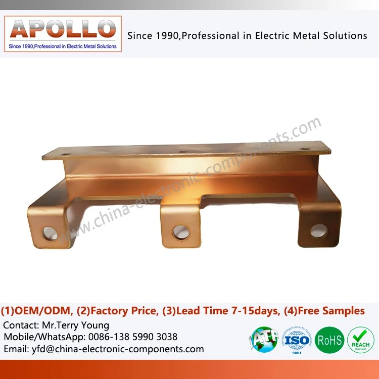 Capacitor laminating bus bar