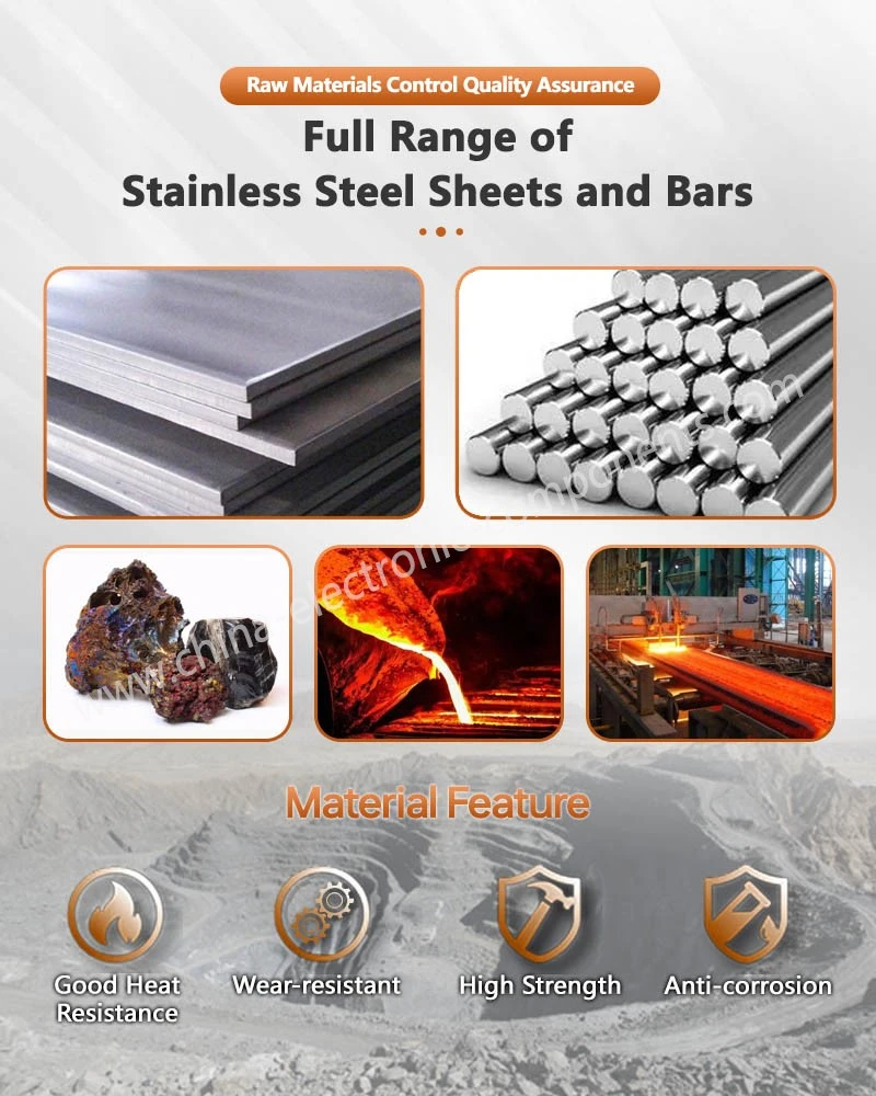 Full Range of Stainless Steel Sheets and Bars for Steel CNC Machining Parts Full Range of Stainless Steel Sheets and Bars for Steel CNC Machining Parts