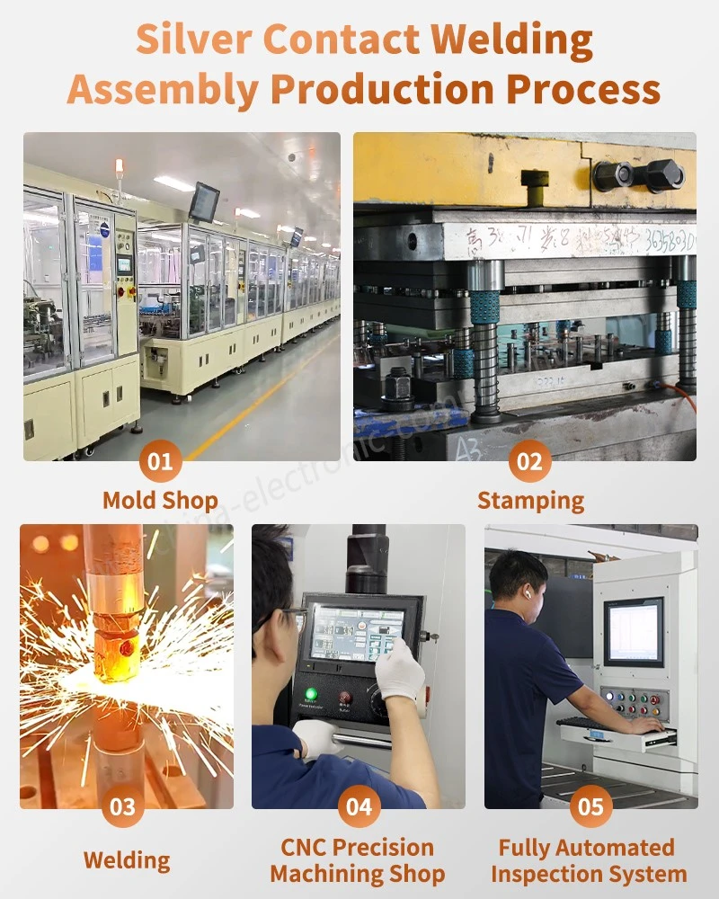 Silver Contact Terminal Assembly Production Flowchart Silver Contact Terminal Assembly Production Flowchart