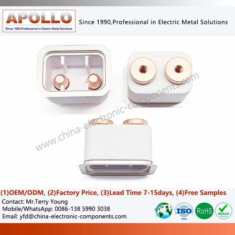 metallized ceramic components