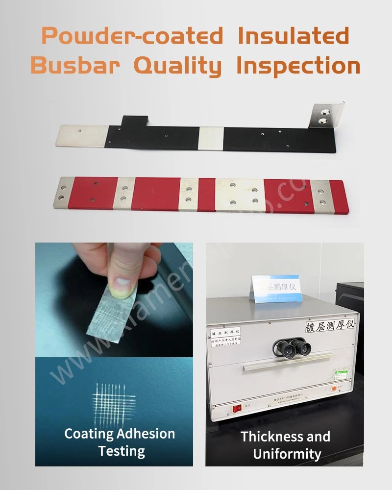 Powder Coating Cu Busbar quality inspection Powder Coating Cu Busbar quality inspection