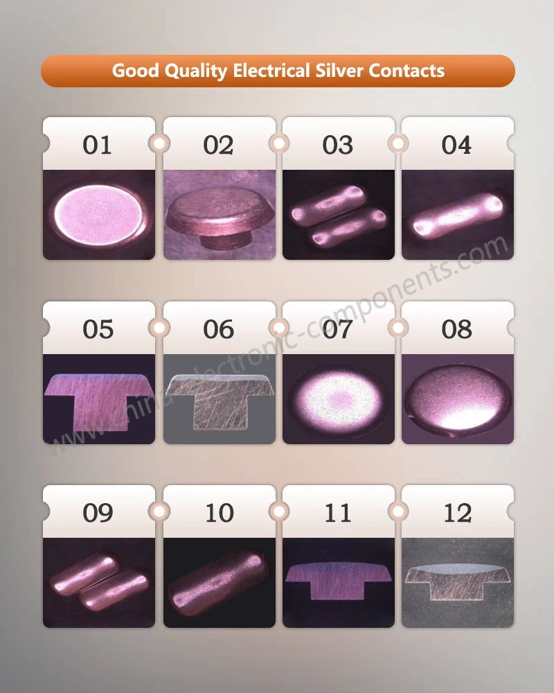 Good Quality Silver Contacts for Relay Good Quality Silver Contacts for Relay