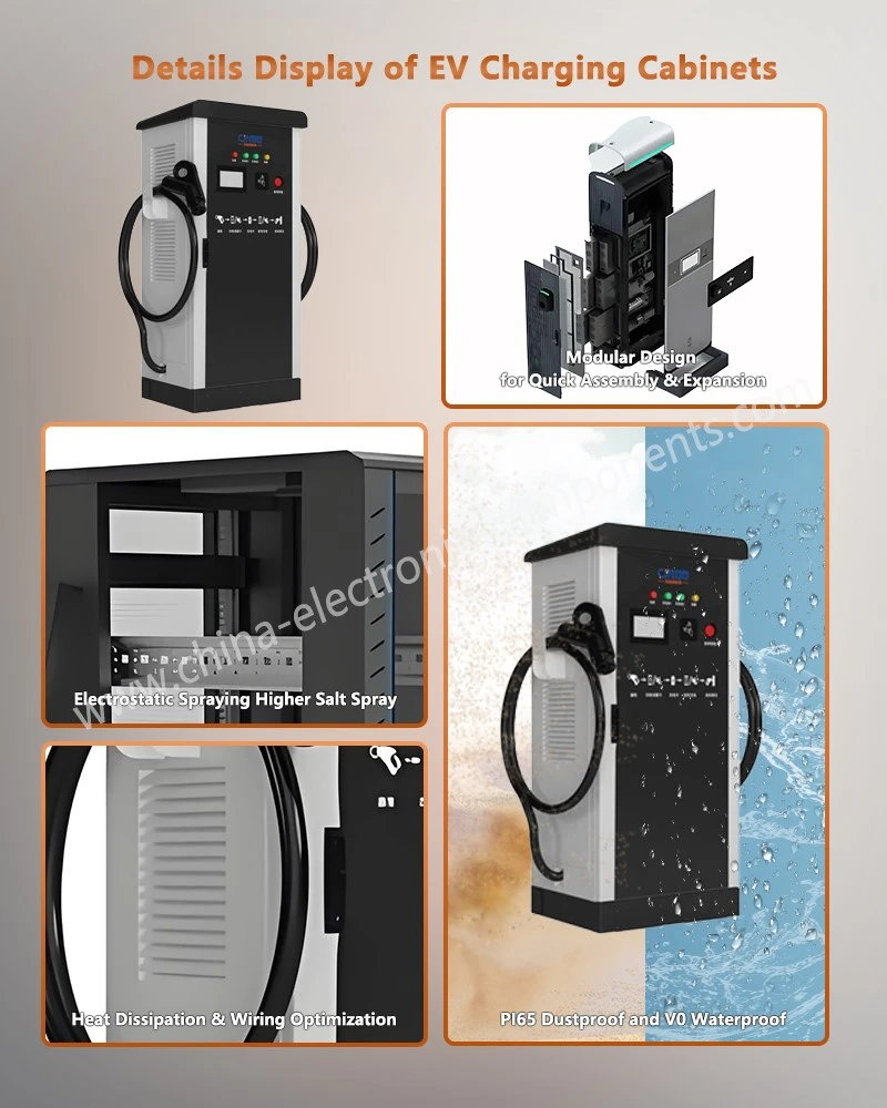Details Display of level 2 fast charger Details Display of level 2 fast charger