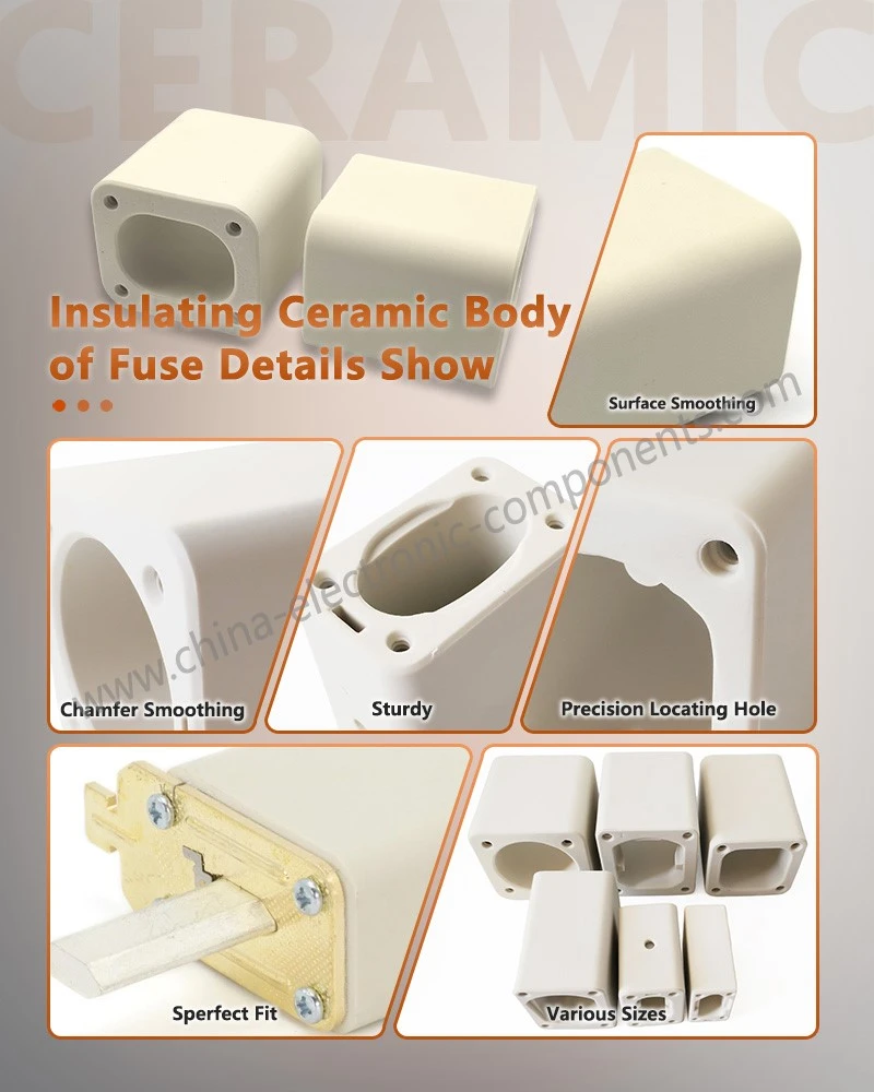 Insulating Steatite Ceramic for EV Fuse of Fuse Details Show Insulating Steatite Ceramic for EV Fuse of Fuse Details Show