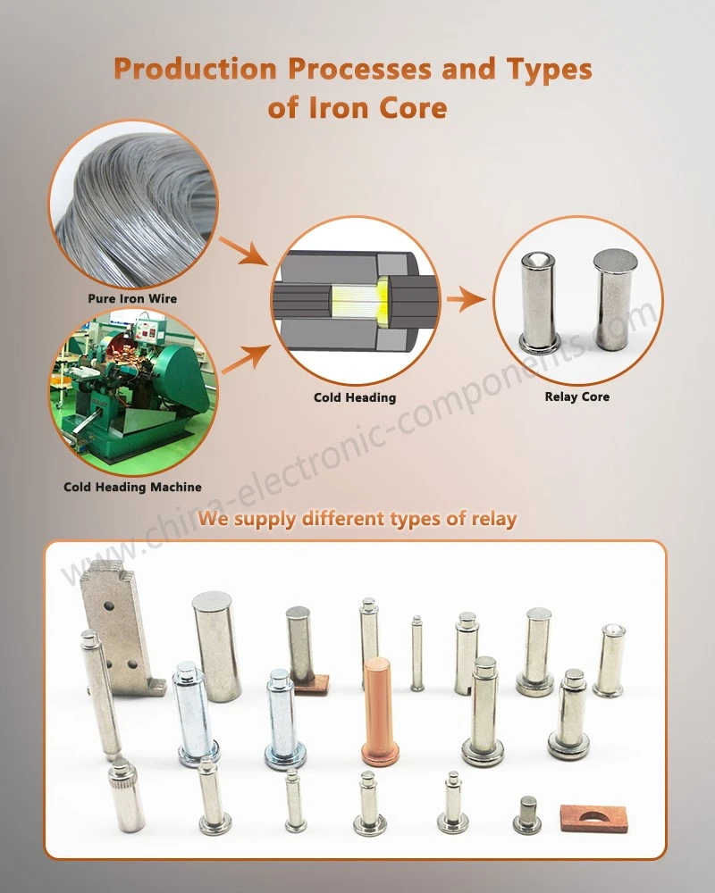 Production Processes and Types of DT4C Relay Iron Core Cold Forging Production Processes and Types of DT4C Relay Iron Core Cold Forging