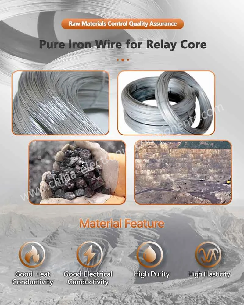 Pure Iron Material for Pure Iron Rod for Relay Pure Iron Material for Pure Iron Rod for Relay