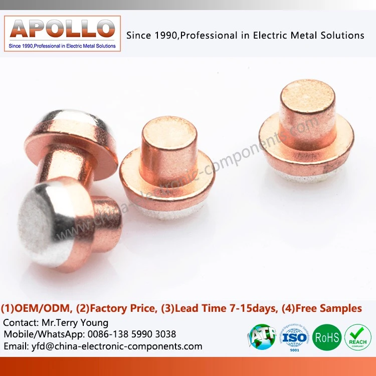 Bimetallic Silver Contacts