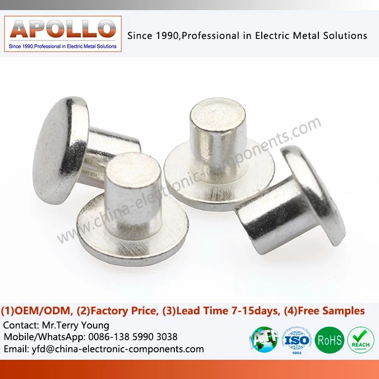 Silver Zinc Electrical Contact factory