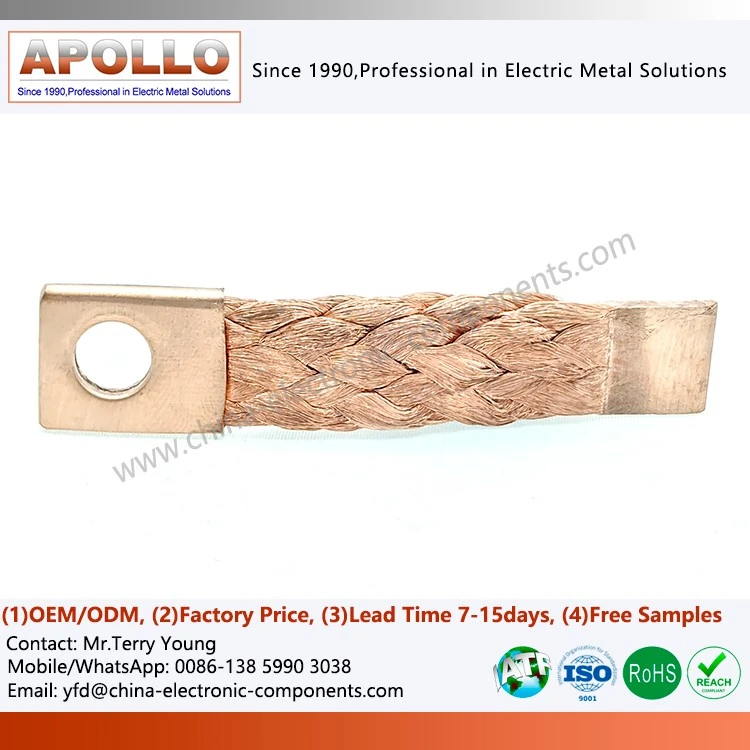 Flat Braided Copper Flexible Connectors