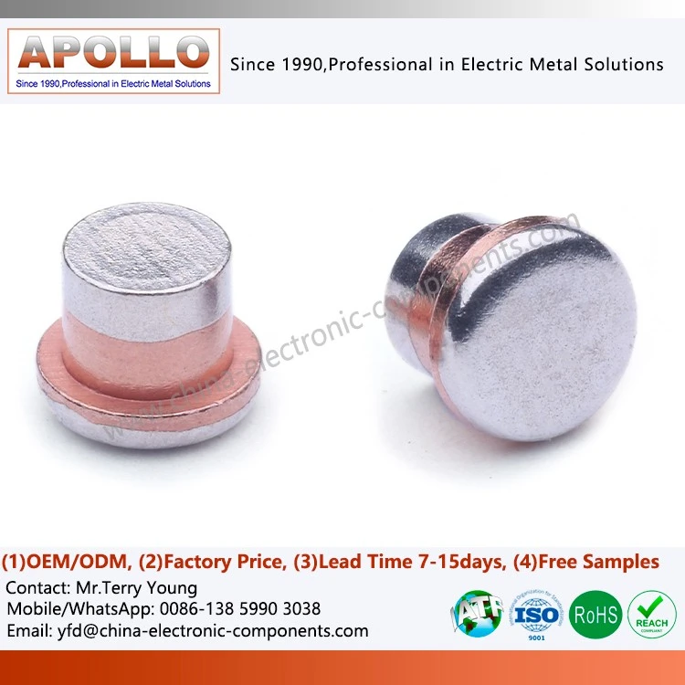 Trimetal Silver Contact Rivets suppliers